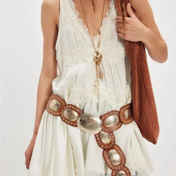 Free People supernova hip Belt Free People Supernova Hip Belt In Chocolate - 22% Off  main image 2